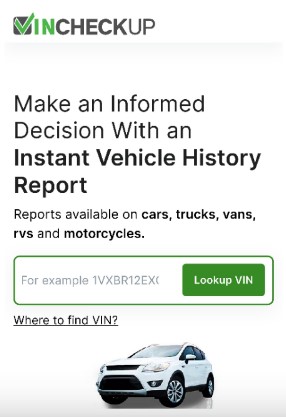 VIN Code CHECK Up Reports